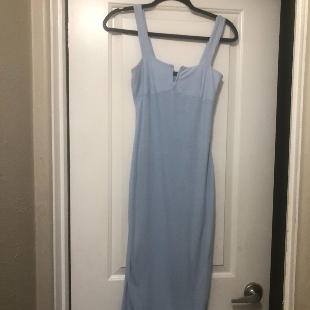 Caution The Wind Light Blue Wome'n Size Small - Picture 2 of 6